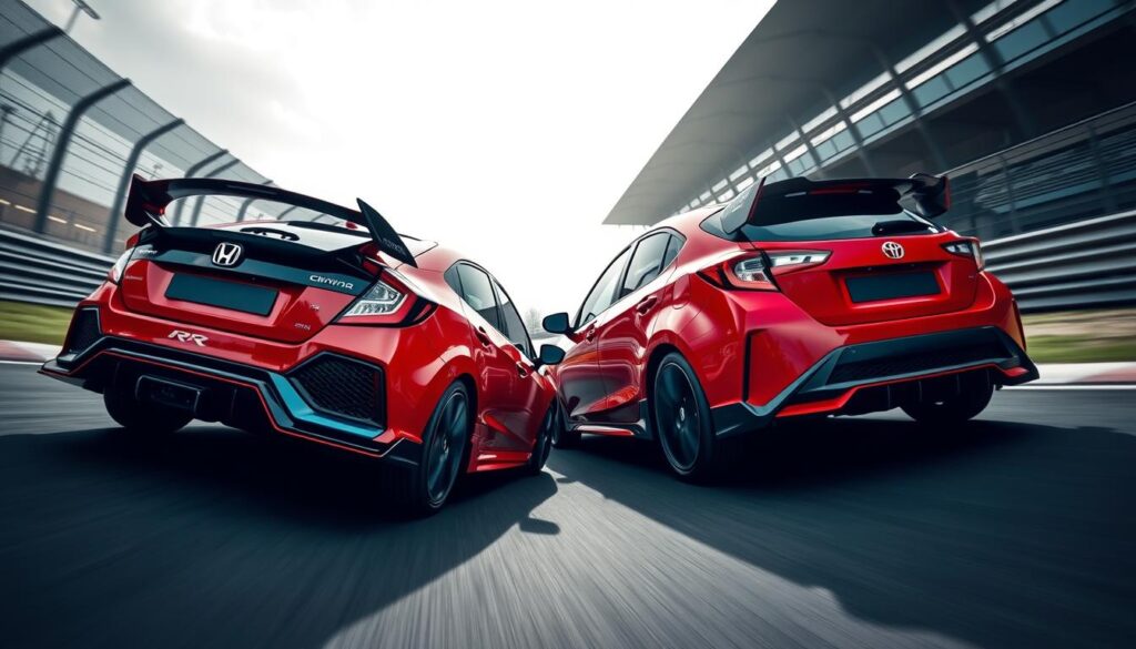 Civic Type R vs GR Corolla track comparison