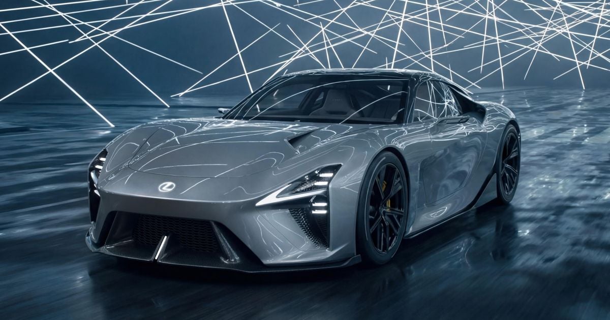 Lexus LFA Concept detailed